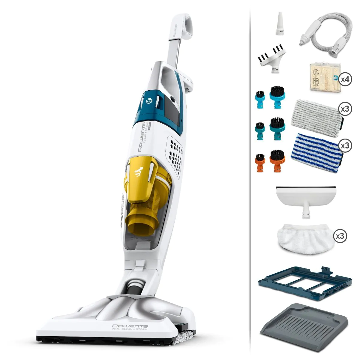 Пилосос-пароочисник Rowenta Clean & Steam Multi RY8561WH