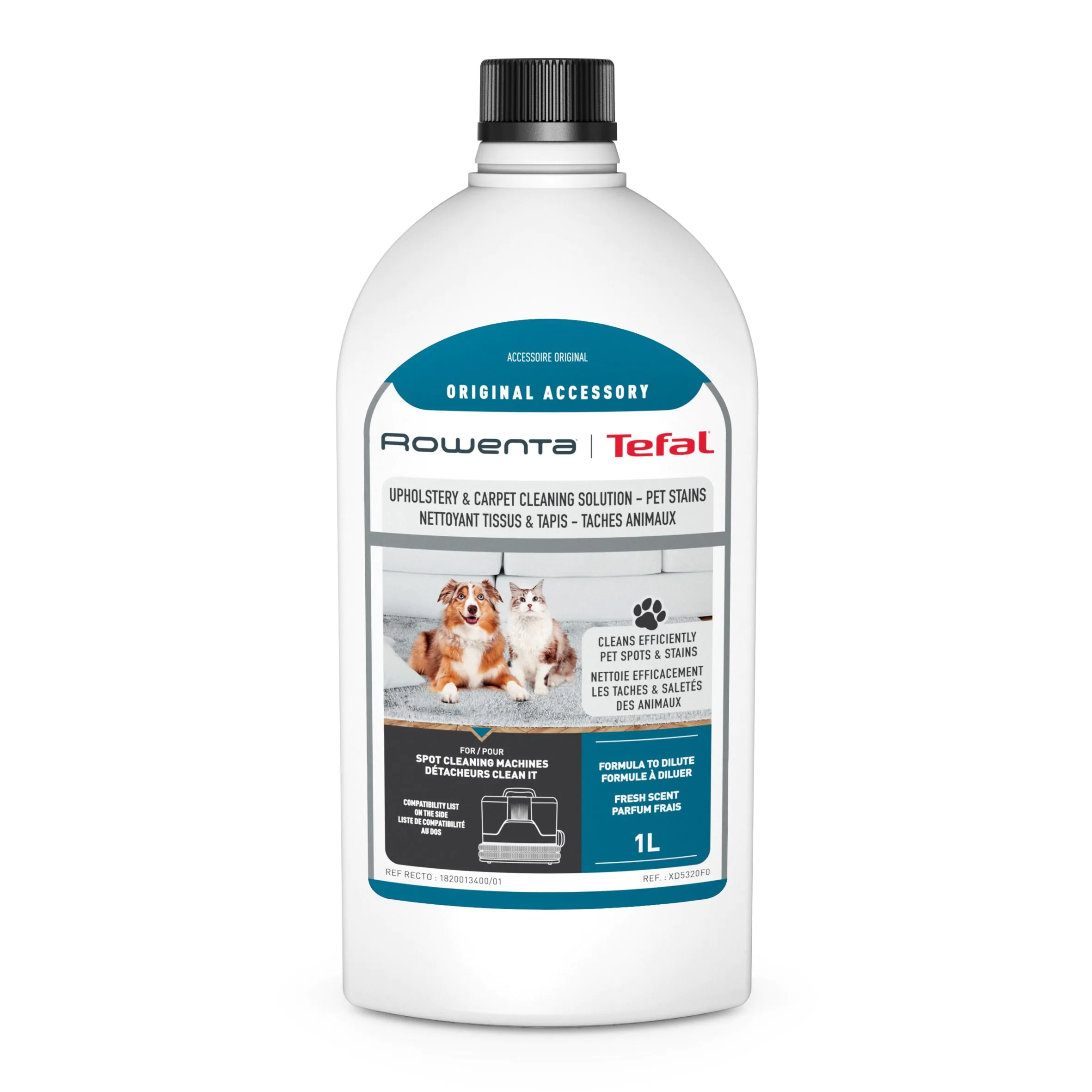 Засіб для чищення м’яких меблів і килимів Rowenta Pet Stains 1 л XD5320F0
