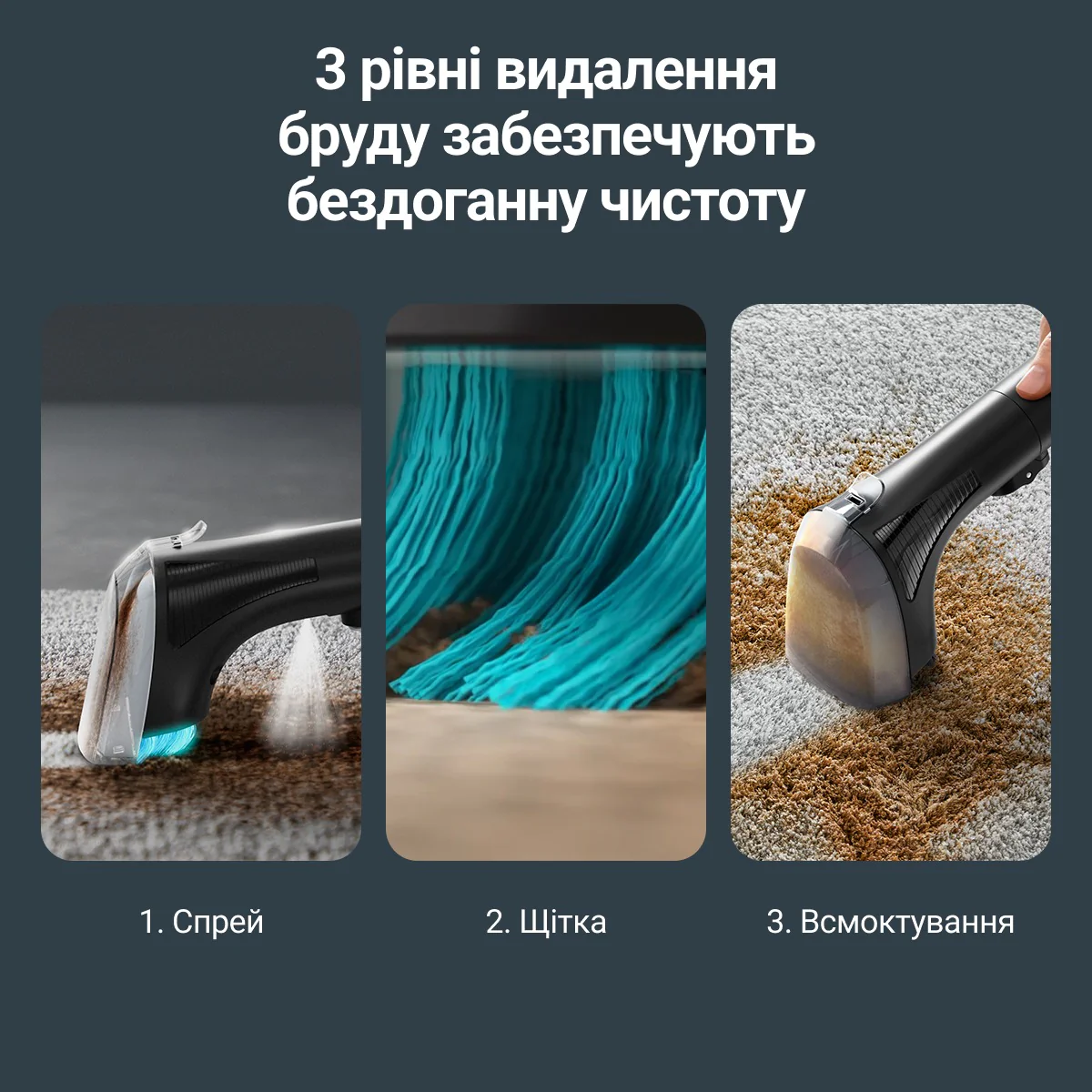 Мийний пилосос-плямовивідник Rowenta Clean It Compact IN3020F0