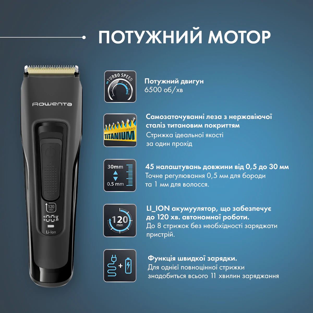 Машинка для стрижки волосся Advancer TN5243F4