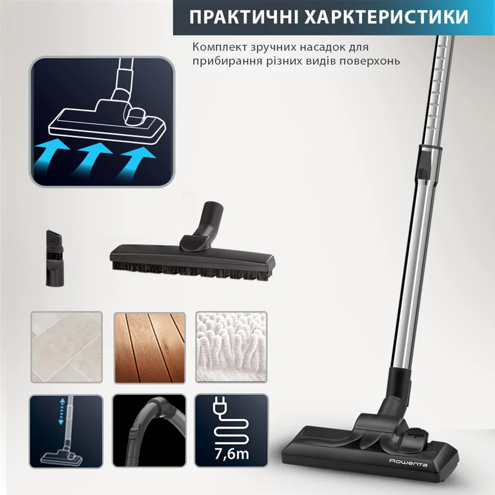 Пилосос безмішковий Rowenta Swift Power Cyclonic RO2933EA