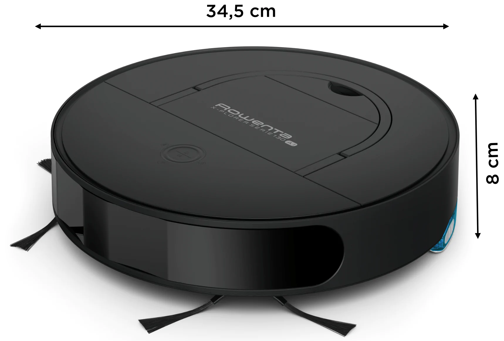 Робот-пилосос Rowenta X-PLORER S130AI Animal & Allergy Black RR9075WH
