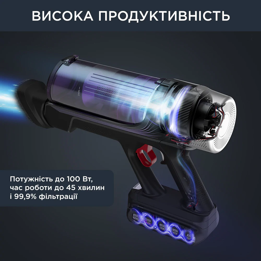 Акумуляторний пилосос Rowenta X-Force 9.60 Allergy RH2037WO