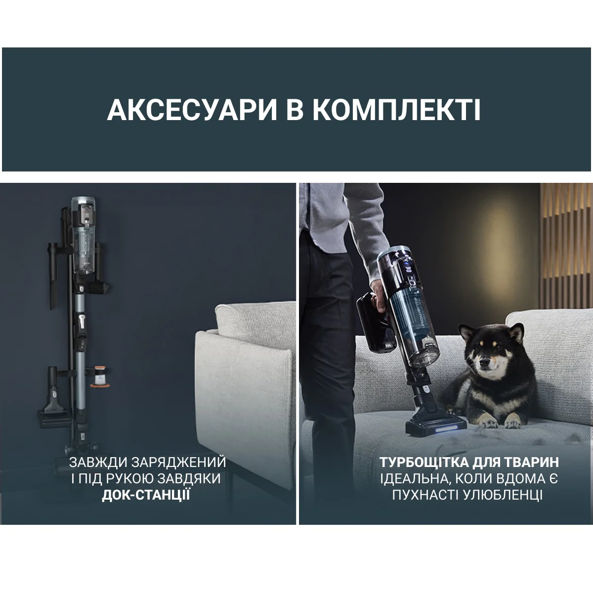 Акумуляторний пилосос Rowenta X-Force Flex 16.60 Animal RH9C71E0