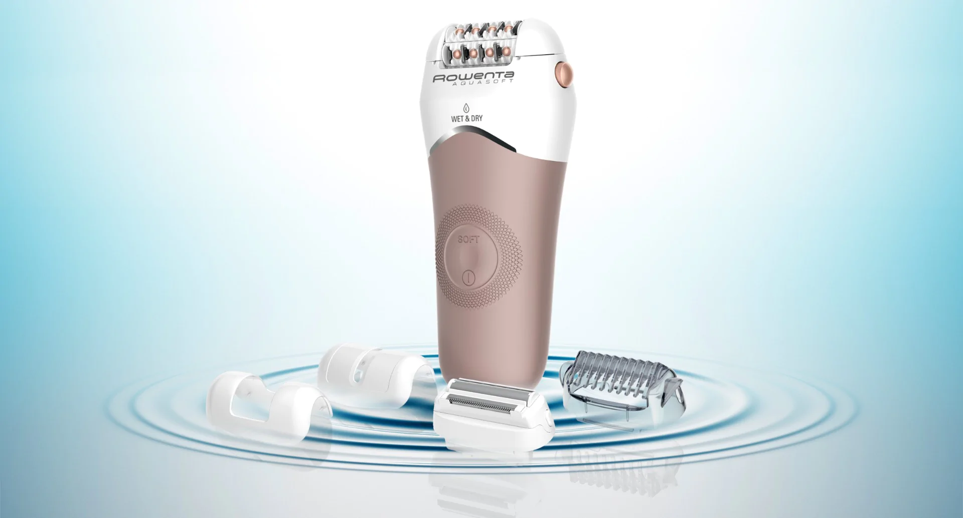 Епілятор Rowenta Aquasoft Wet & Dry EP4930F0