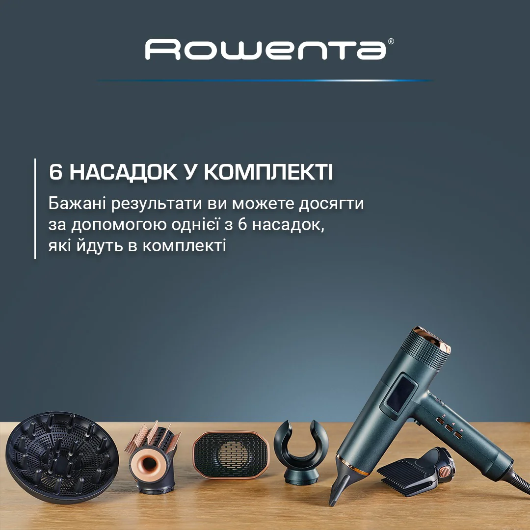 Фен Rowenta Maestria HY9430E0 з розумною технологією FOR YOU серії Ultimate Experience
