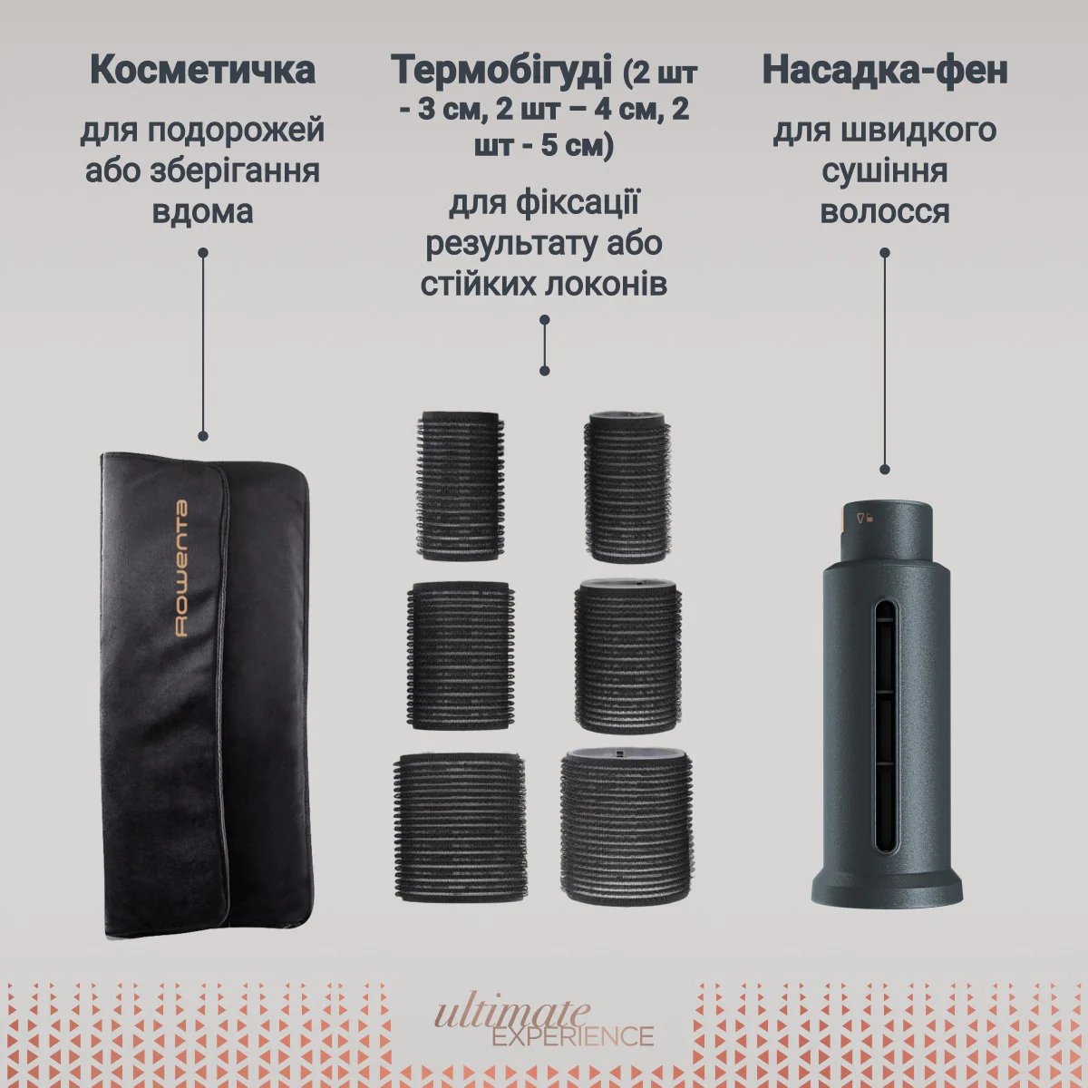 Фен-щітка Rowenta Air Rotate (3 в 1) UB9920E0