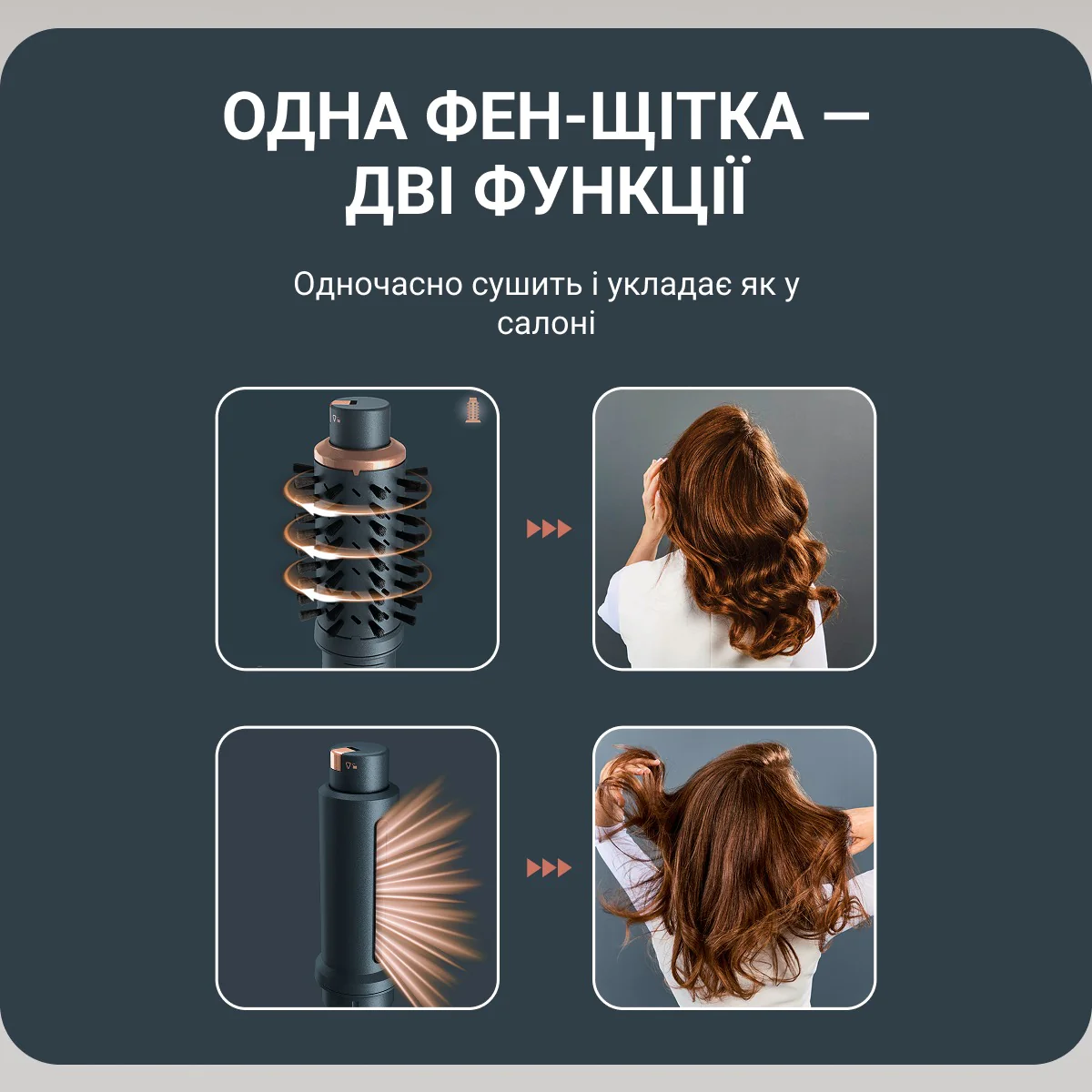 Фен-щітка Rowenta Air Rotate (3 в 1) UB9920E0