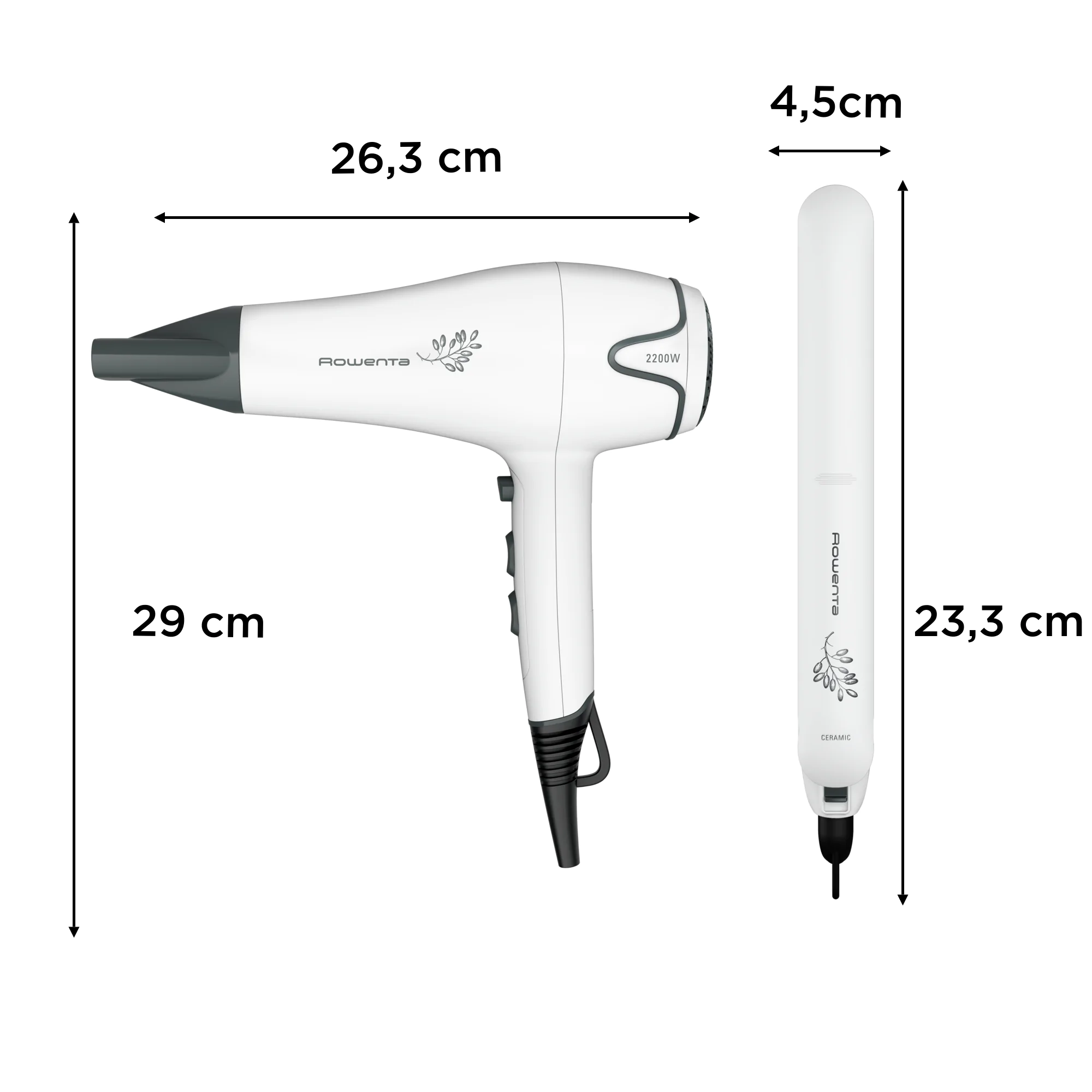 Комплект фен та випрямляч Rowenta Pure Collection YD3057F0