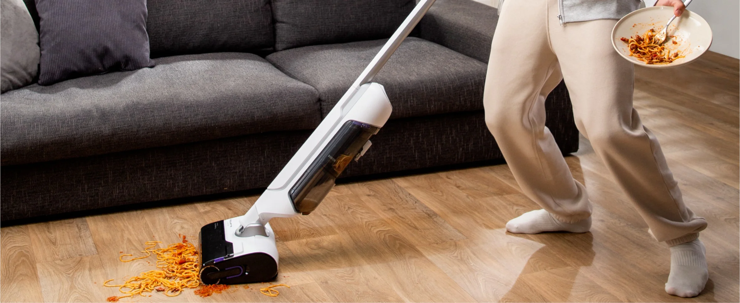 Миючий акумуляторний пилосос для твердої підлоги Rowenta X-CLEAN 10 GZ7035WO
