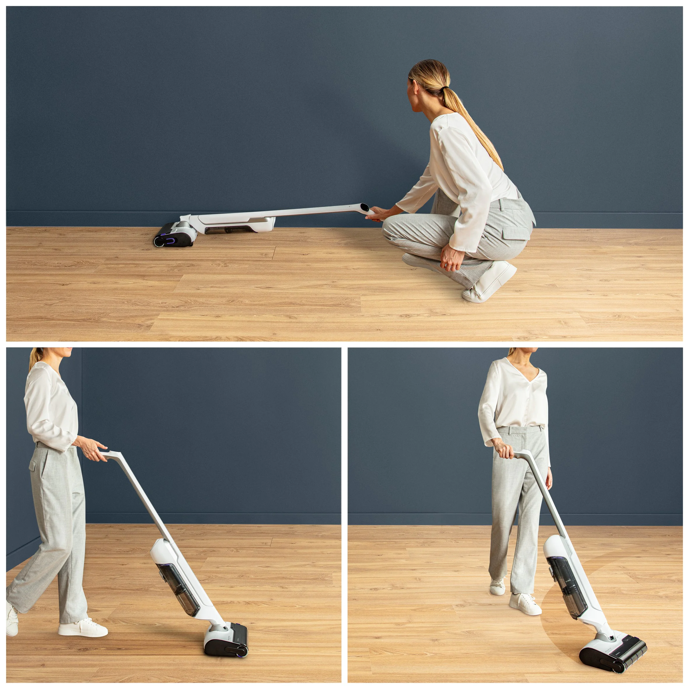 Миючий акумуляторний пилосос для твердої підлоги Rowenta X-CLEAN 10 GZ7035WO