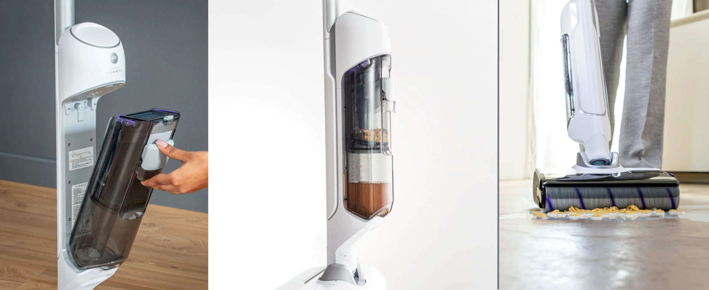 Миючий акумуляторний пилосос для твердої підлоги Rowenta X-CLEAN 10 GZ7035WO