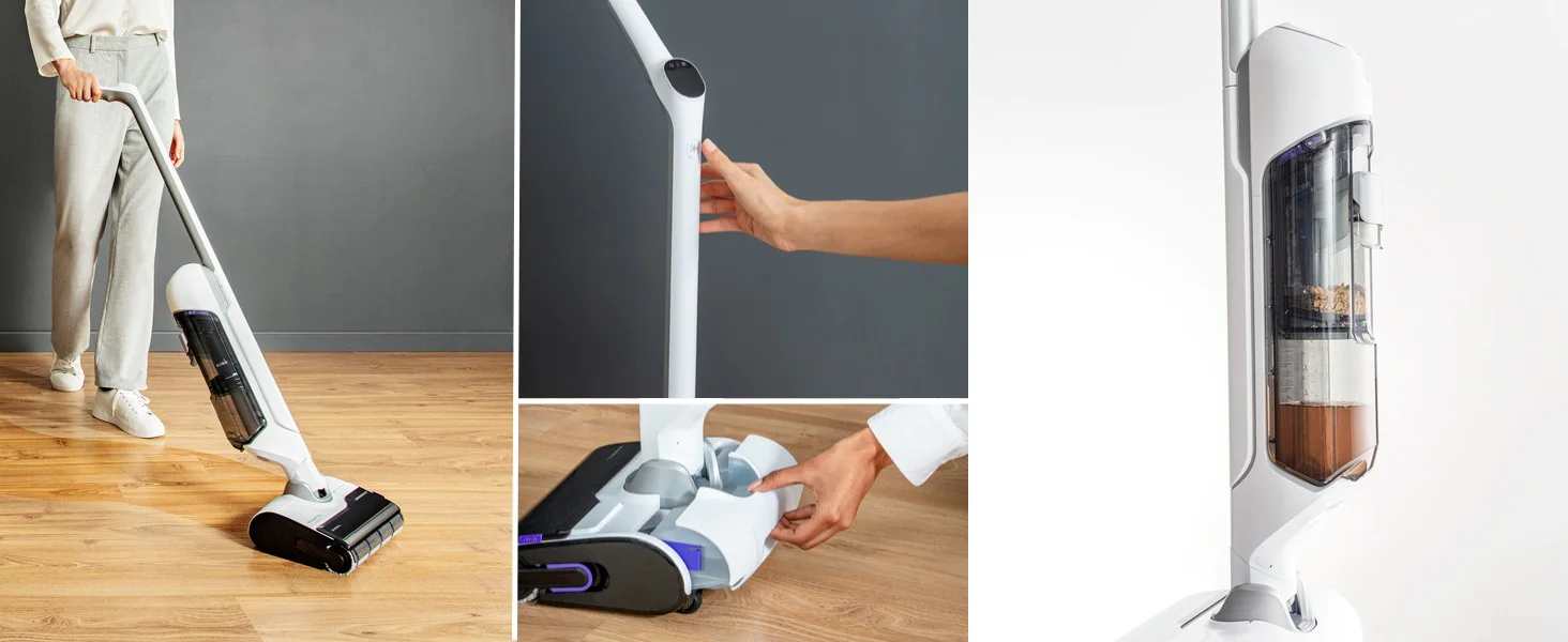 Миючий акумуляторний пилосос для твердої підлоги Rowenta X-CLEAN 10 GZ7035WO