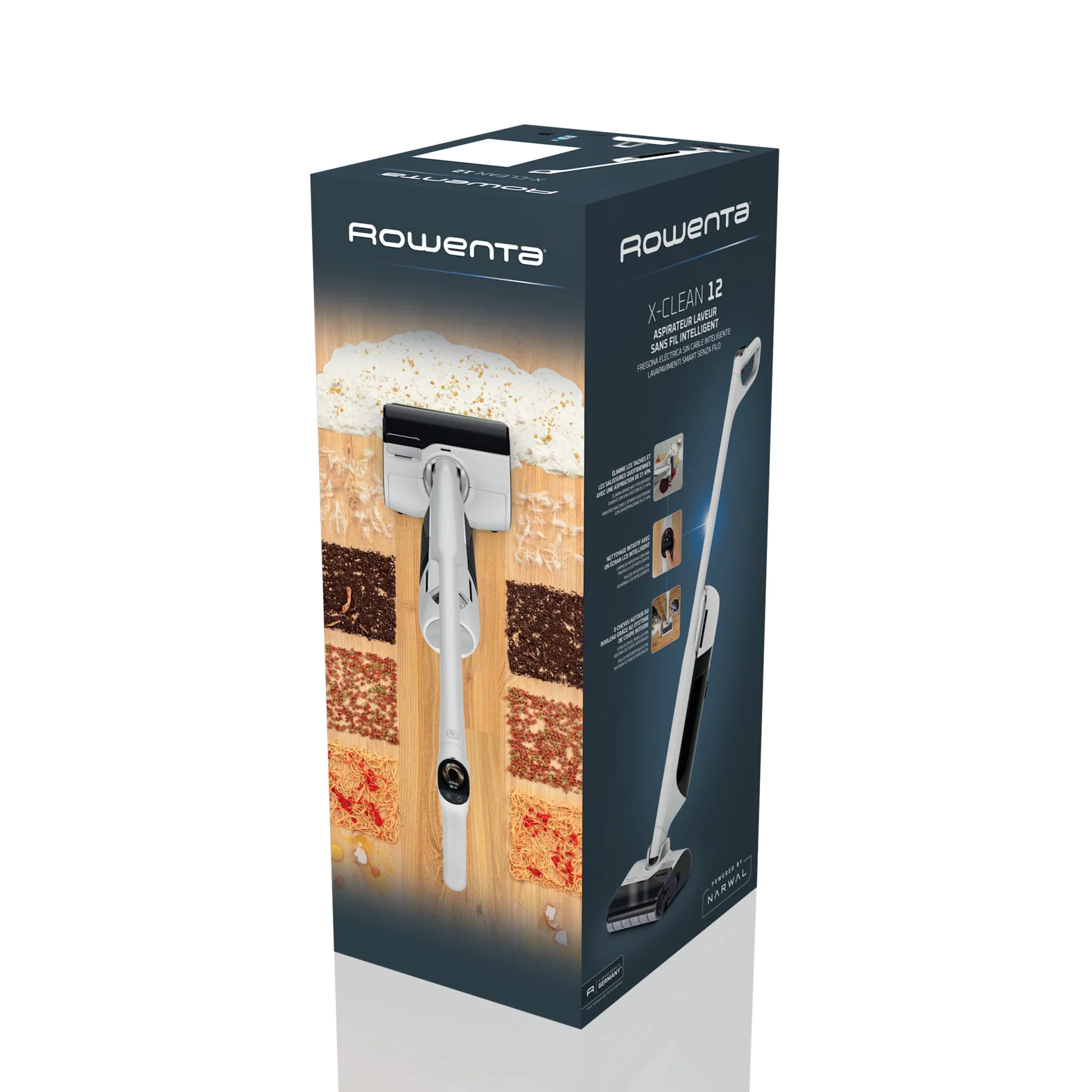 Миючий акумуляторний пилосос для твердої підлоги Rowenta X-CLEAN 12 GZ7257E0