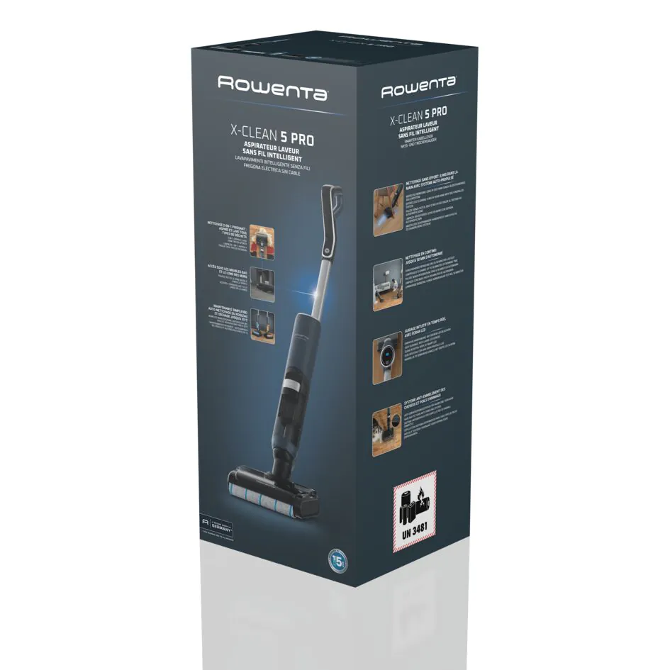 Миючий акумуляторний пилосос для твердої підлоги Rowenta X-Clean 5 Pro GZ5436E0