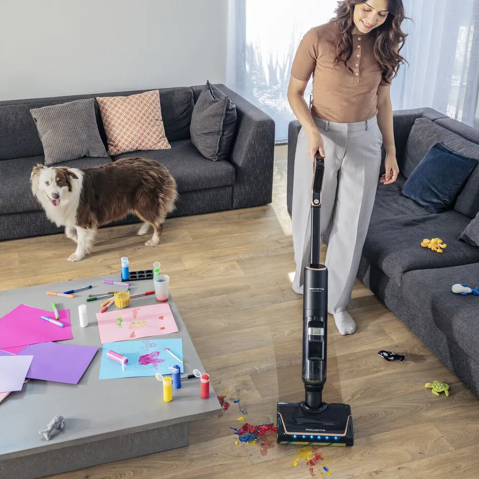 Миючий акумуляторний пилосос для твердої підлоги Rowenta X-CLEAN 7 GZ5736E0