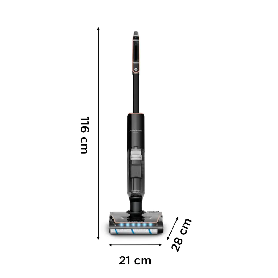 Миючий акумуляторний пилосос для твердої підлоги Rowenta X-CLEAN 7 GZ5736E0