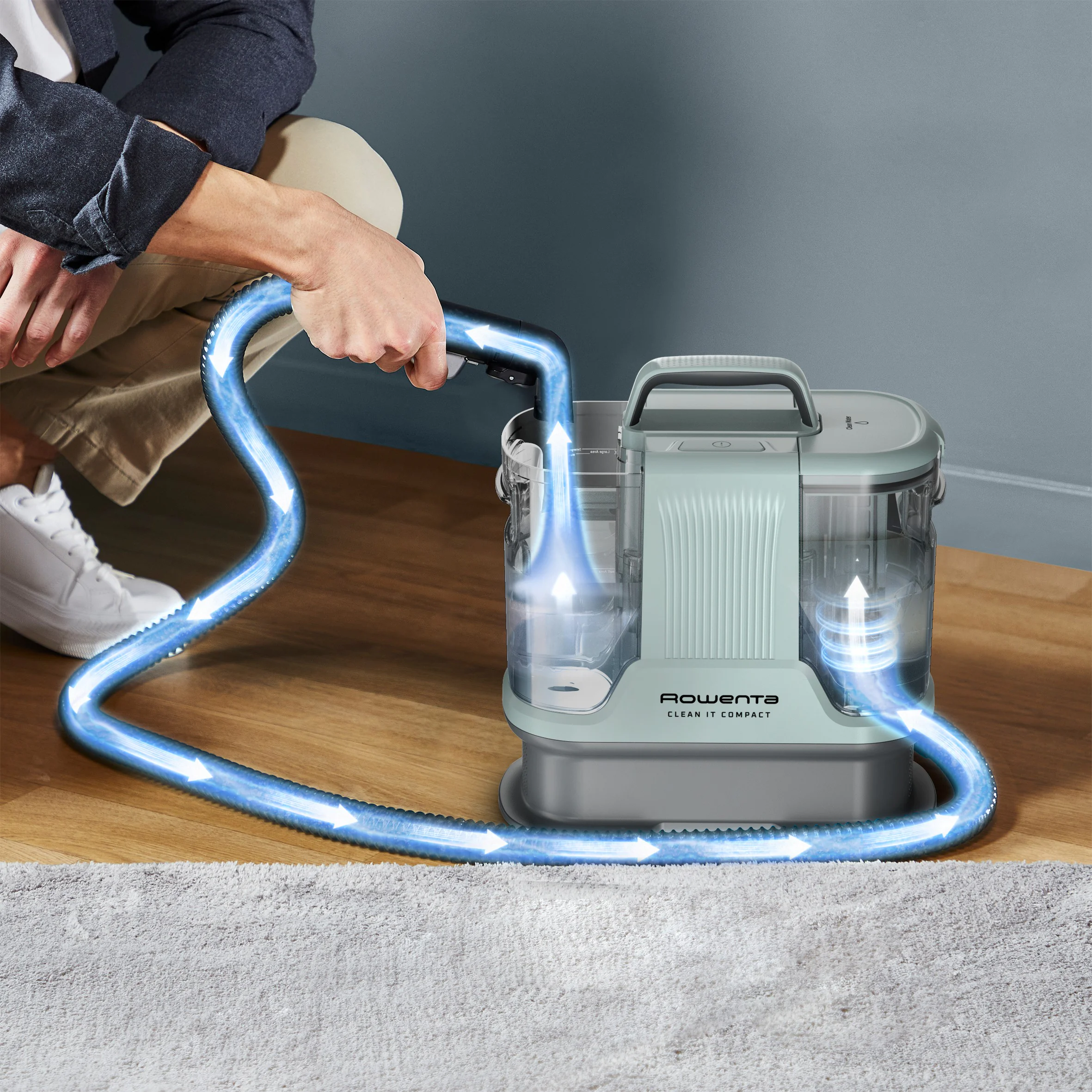 Мийний пилосос-плямовивідник Rowenta Clean It Compact IN3020F0