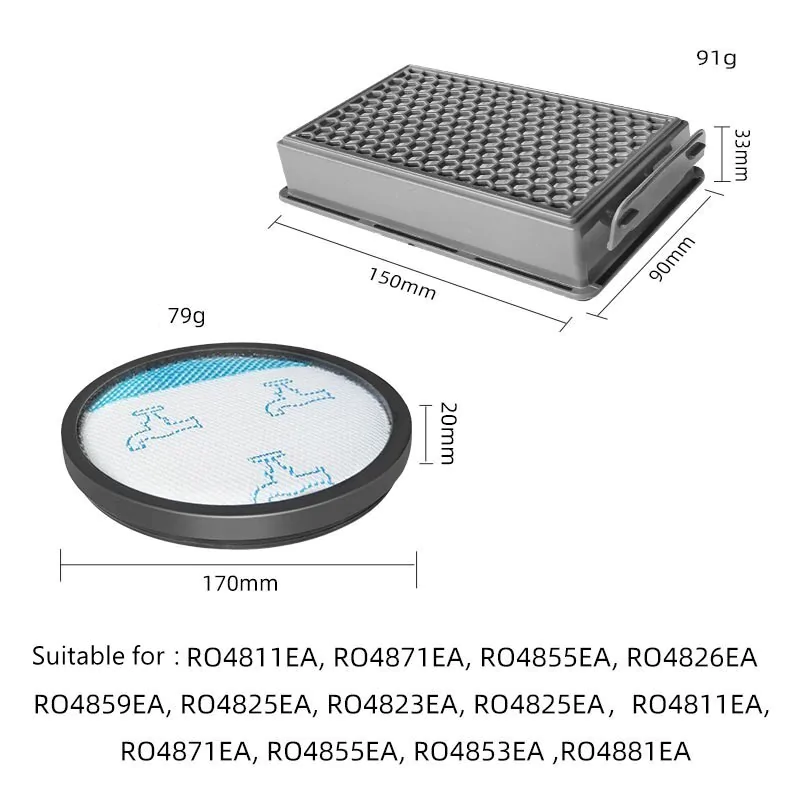 Набір фільтрів для пилососів Rowenta ZR780000