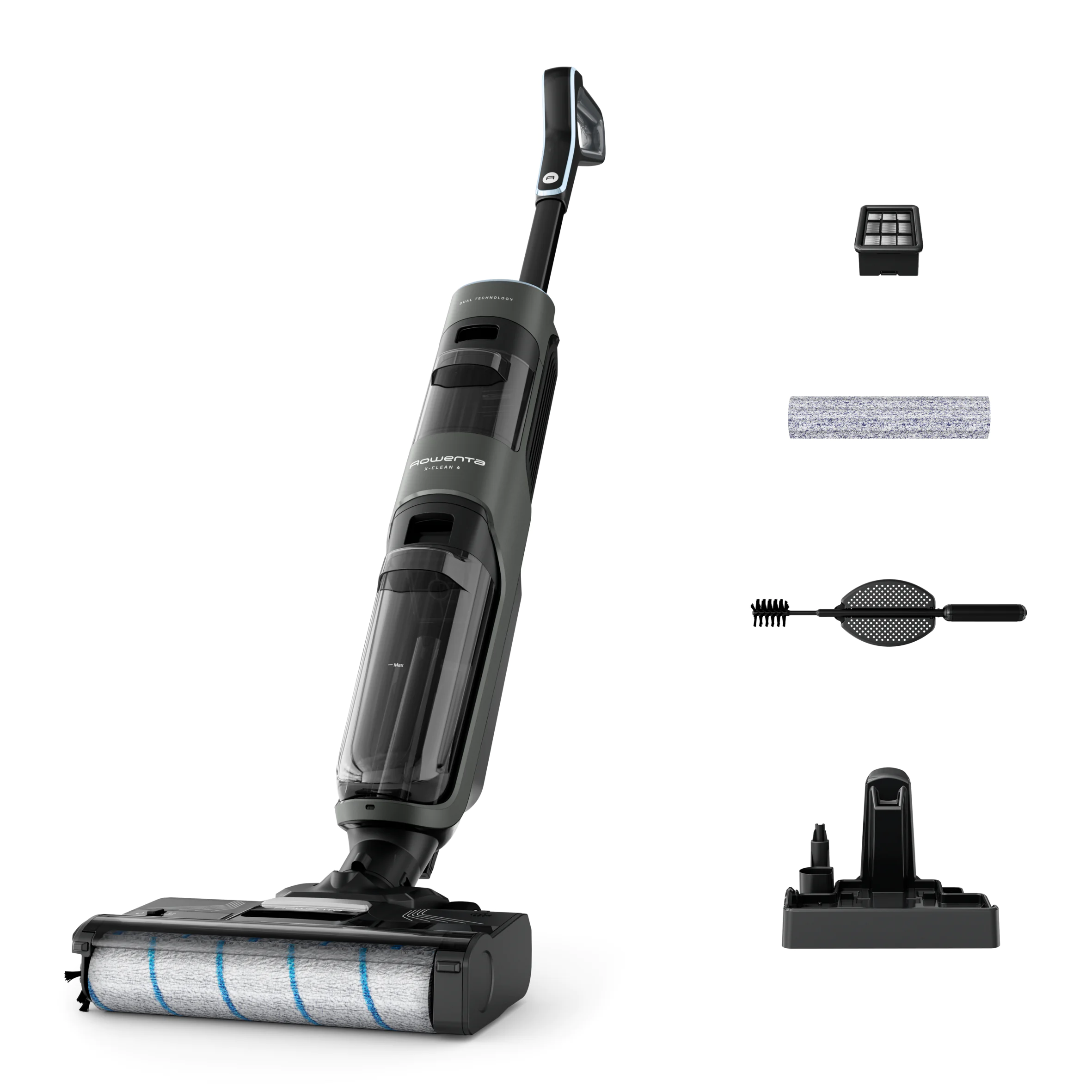 Миючий акумуляторний пилосос для твердої підлоги Rowenta X-CLEAN 4 GZ5035WO