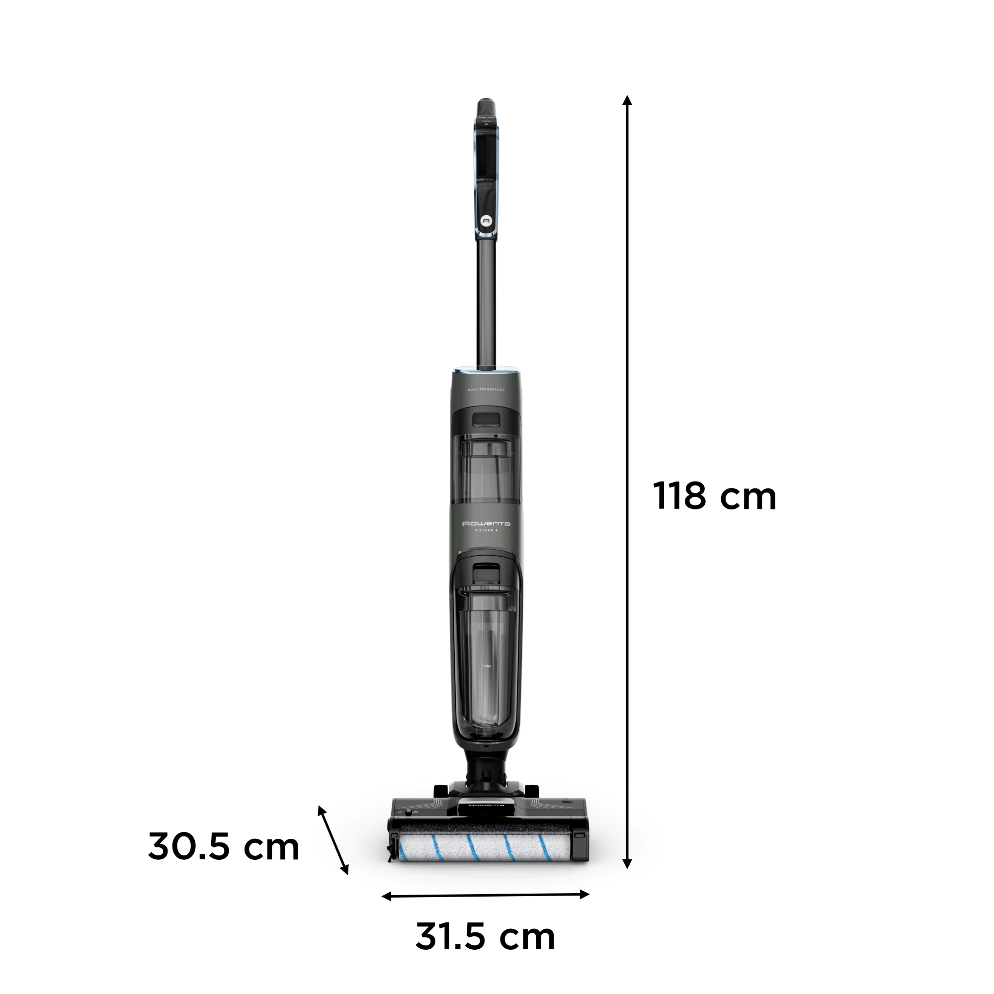 Миючий акумуляторний пилосос для твердої підлоги Rowenta X-CLEAN 4 GZ5035WO