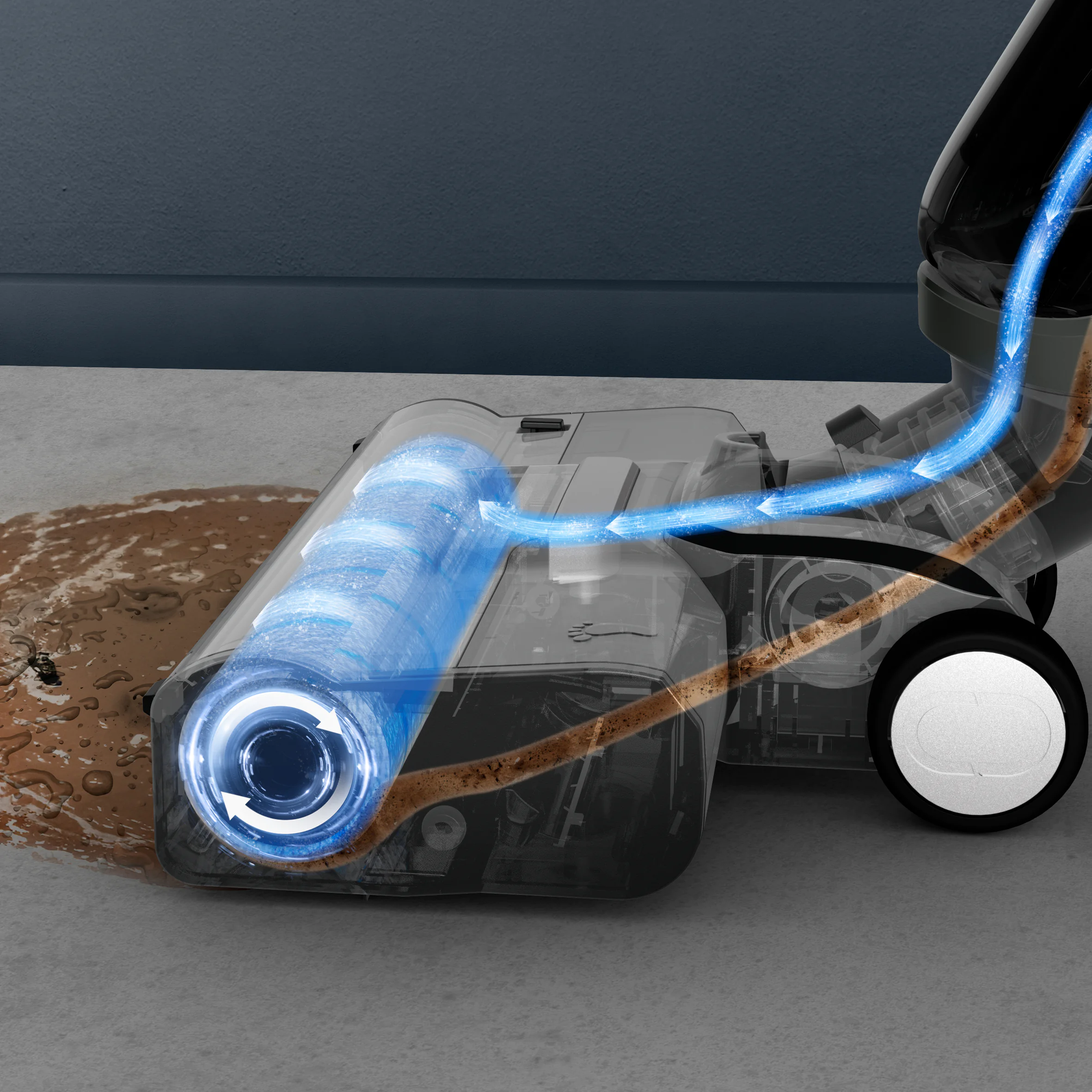 Миючий акумуляторний пилосос для твердої підлоги Rowenta X-CLEAN 4 GZ5035WO
