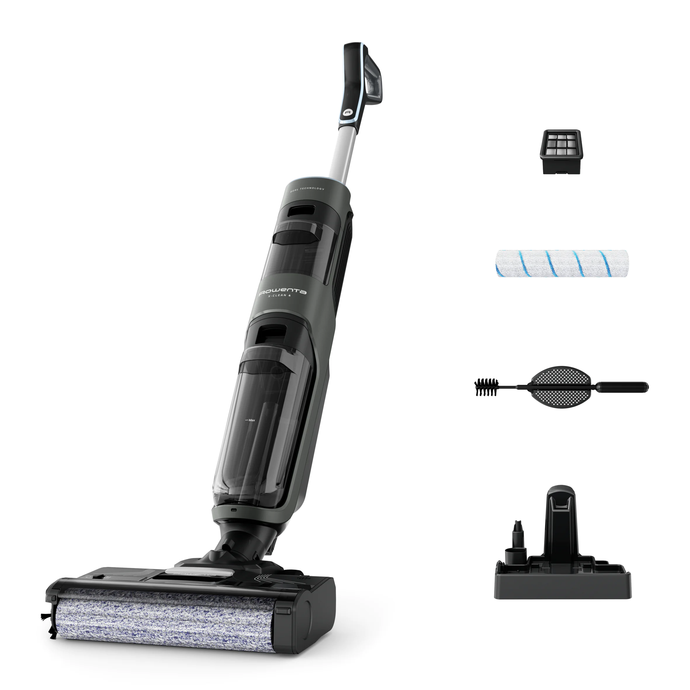 Миючий акумуляторний пилосос для твердої підлоги Rowenta X-CLEAN 4 GZ5037WO