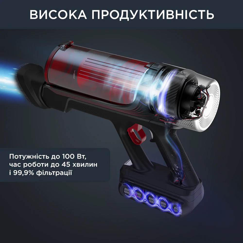 Акумуляторний пилосос Rowenta X-Force 9.60 Animal RH2079WO