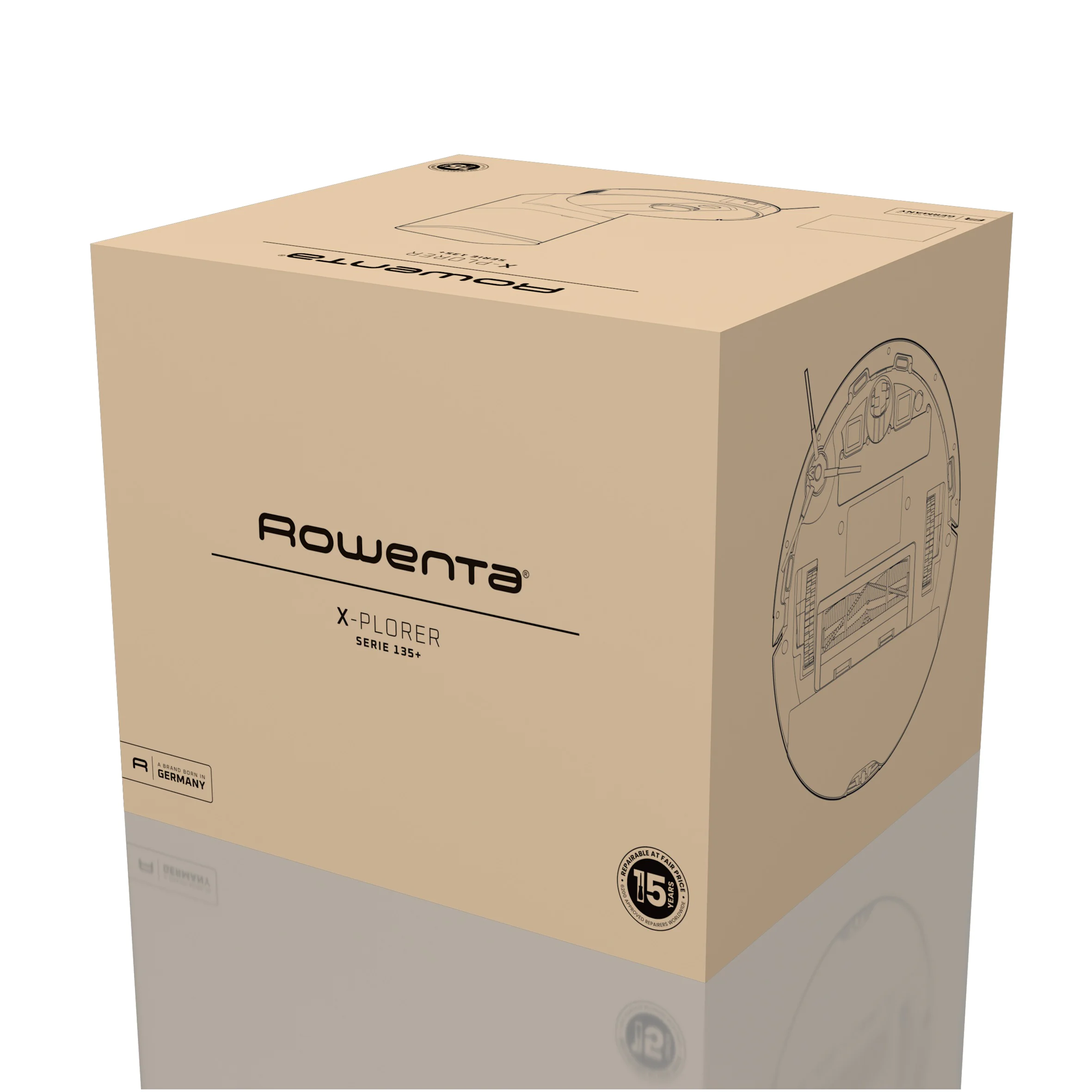 Робот-пилосос Rowenta X-PLORER Serie 135+ Standart RR91D5WH