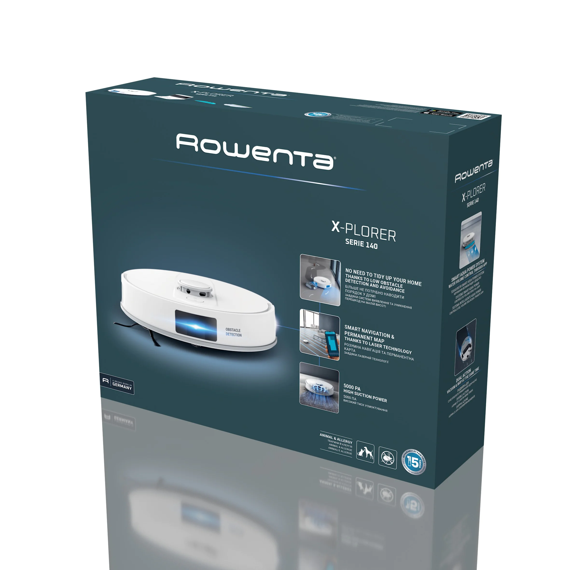 Робот-пилосос Rowenta X-PLORER Serie 140 Total Care RR9177WH
