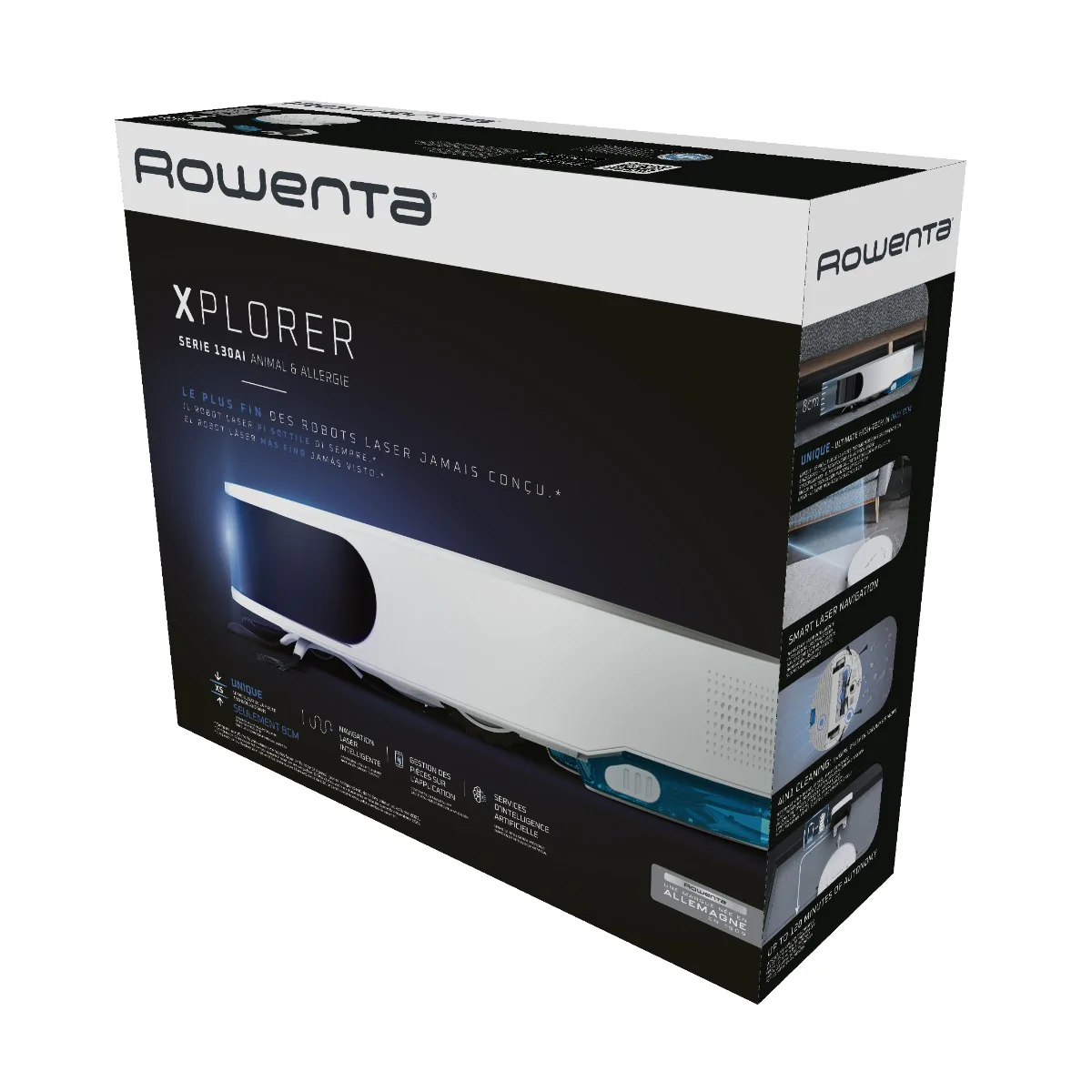Робот-пилосос Rowenta X-PLORER S130AI Animal & Allergy White RR9077WH