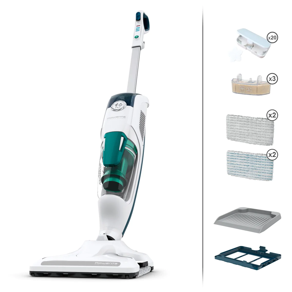 Пилосос-пароочисник Rowenta Clean & Steam RY7777WH