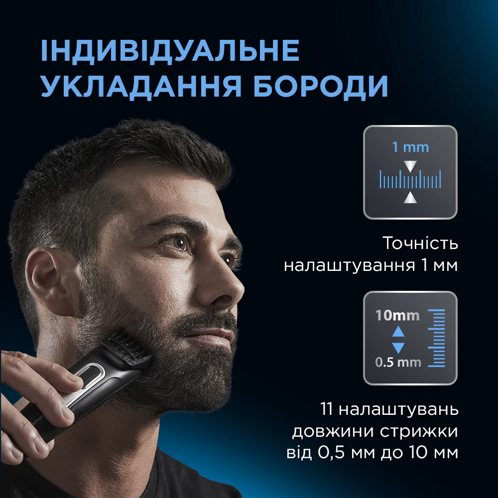 Тример для бороди та вусів Rowenta Stylis TN2801F4