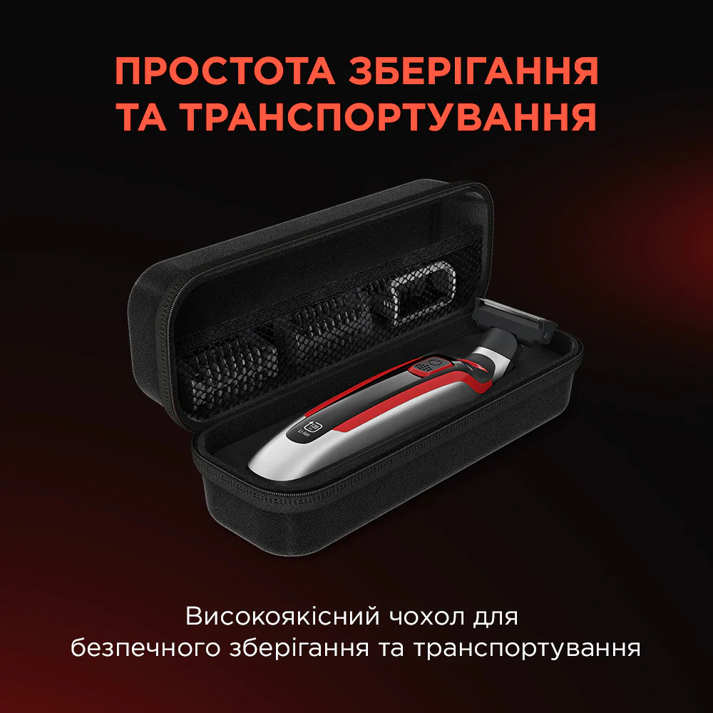 Тример для бороди та вусів Rowenta Formula 1 (8 в 1) TN604MF0