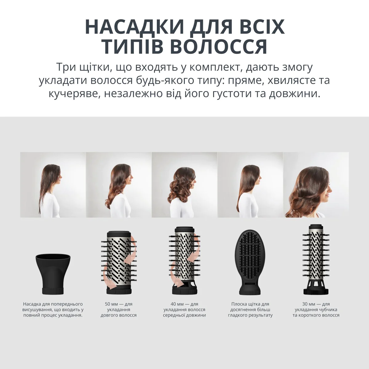 Фен-щітка Rowenta Renewal Brush Activ UB9540F0