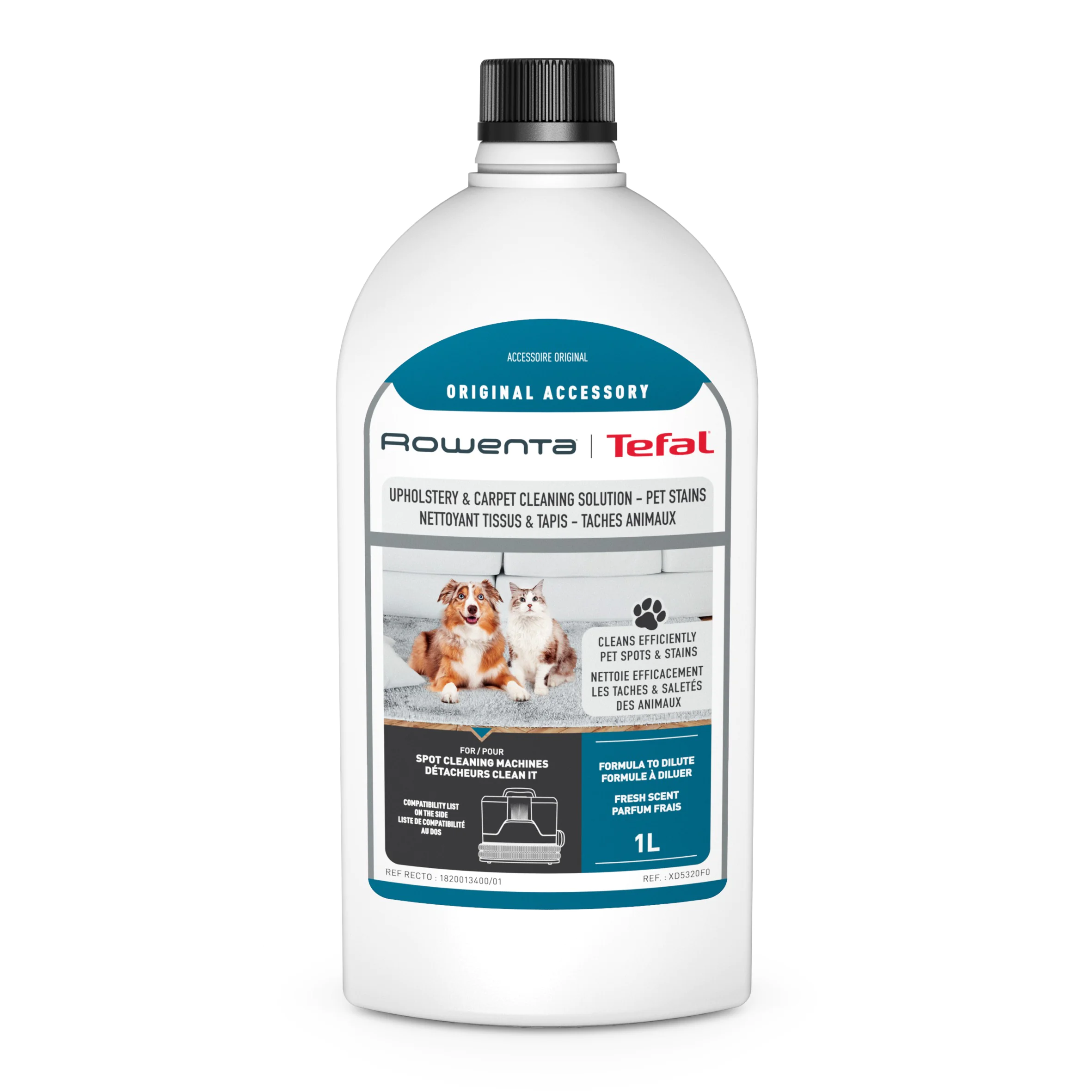 Засіб для чищення м’яких меблів і килимів Rowenta Pet Stains 1 л XD5320F0