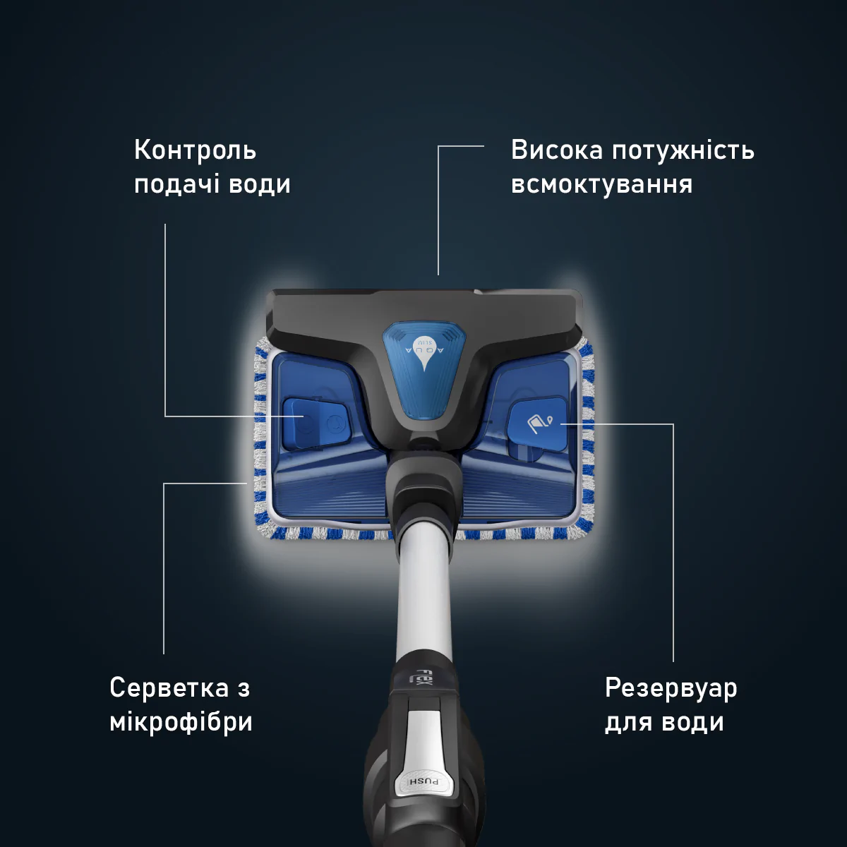 Акумуляторний пилосос Rowenta X-Force 9.60 Aqua Animal RH20C7WO